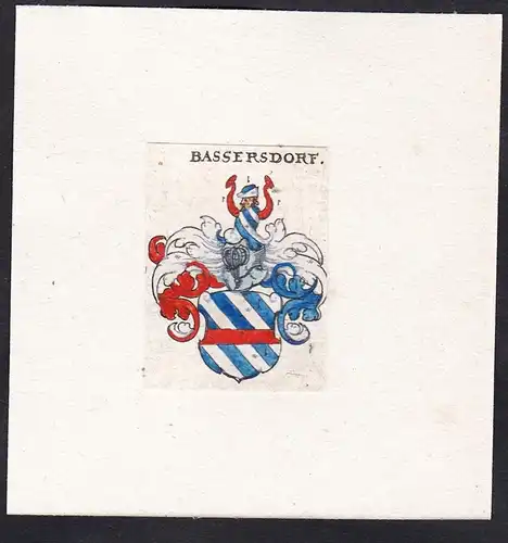 Bassersdorf - Wappen Adel coat of arms heraldry Heraldik