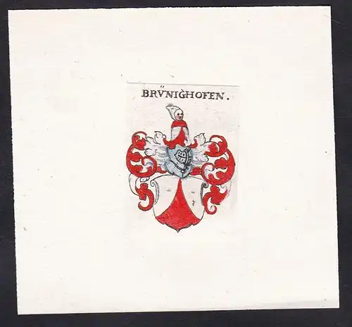 Brünighofen - Wappen Adel coat of arms heraldry Heraldik