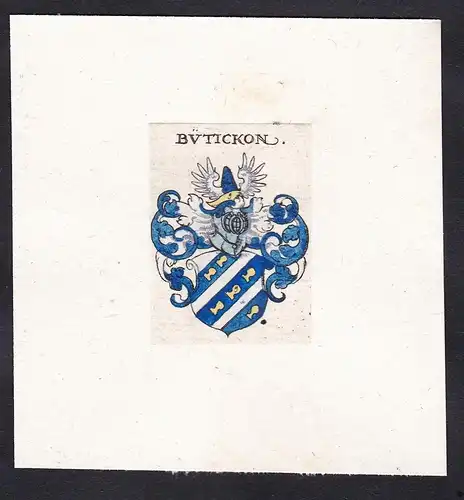 Bütickon - Büttikon Wappen Adel coat of arms heraldry Heraldik