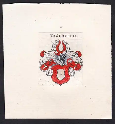 Tagerfeld - Dagerfeld Degerfeld Tagervelt Tegerfeld Wappen Adel coat of arms heraldry Heraldik