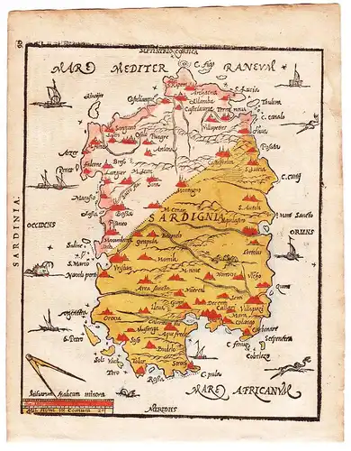 Sardinia - Sardegna Sardinia Sardinien island isola Insel -- out of: Le miroir du monde, ou Epitome du theatre