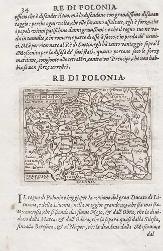Polonia / Poloniae descriptio - Polska Polen Poland map Karte
