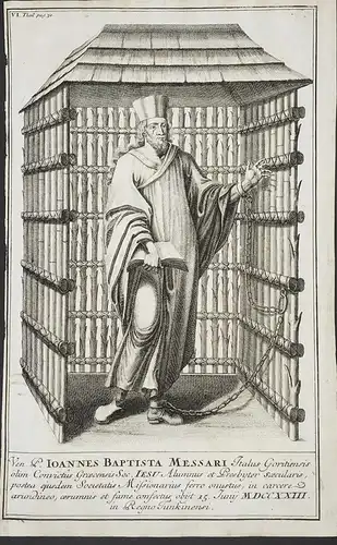 Ven. P. Ioannes Baptista Messari Italus Goritiensis... - Giovanni Battista Messari (1673-1723) Jesuit Jesuiten