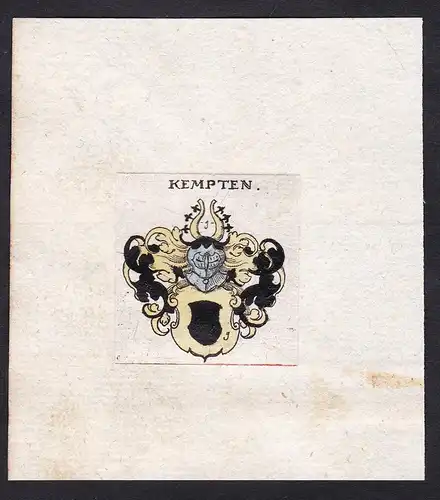 Kempten - Kempten Wappen Adel coat of arms heraldry Heraldik