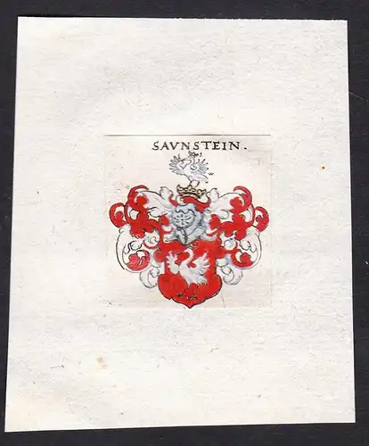 Savnstein - Savnstein Saunstein Sauenstein Wappen Adel coat of arms heraldry Heraldik