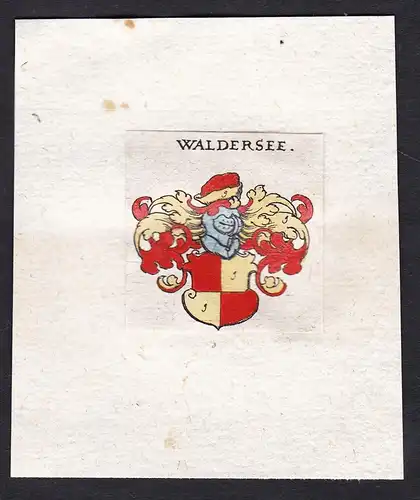 Waldersee - Waldersee Wappen Adel coat of arms heraldry Heraldik