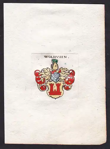 Wolhvsen -  Wolhvsen Wolhusen Wollhausen Wappen Adel coat of arms heraldry Heraldik