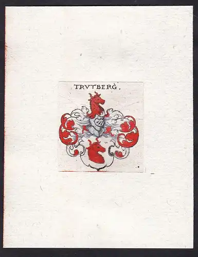 Trvtberg - Trvtberg Trutberg Wappen Adel coat of arms heraldry Heraldik