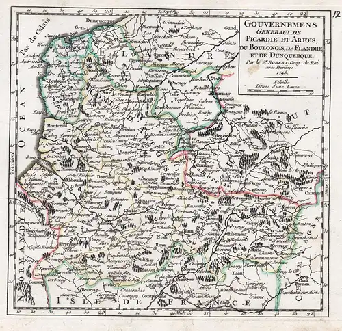 Gouvernemens Generaux de Picardie, et Artois, du Boulonois, de Flandre, et de Dunquerque. - Picardie / Artois