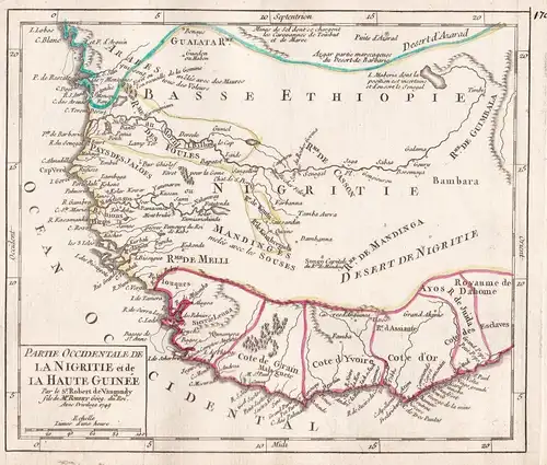 Partie Occidentale de la Nigritie et de la Haute Guinée - Guinee / Senegal / Liberia / Sierra Leone / Ghana /