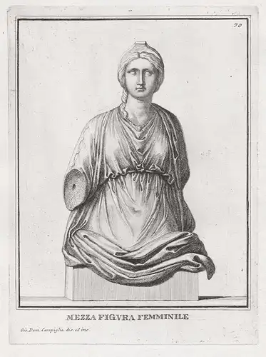 Mezza Figura Feminile - Female figure / Statue / sculpture / Roman Empire / Römisches Reich