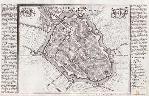 Lille oder Ryssel vor der Frantzösischen Befestigung - Lille / Hauts-de-France / Frankreich