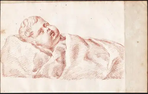 (Studie eines schlafenden Kindes) - sleeping child / enfant / Kind / head / Kopf