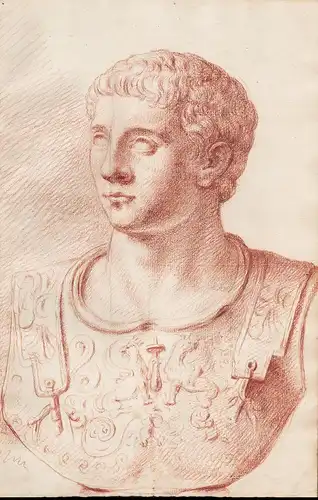 (Studie von der römische Büste eines Herrschers/Politikers) - Römische Büste / Roman bust / antiquity / Antike