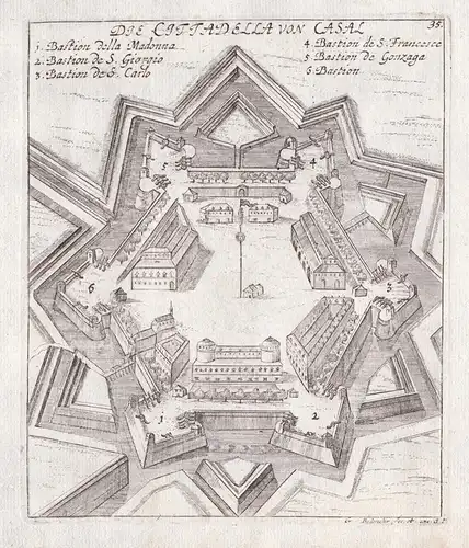 Die Citadella von Casal - Casale Monferrato / Alessandria / Piemonte / Italia / Italy / Italien