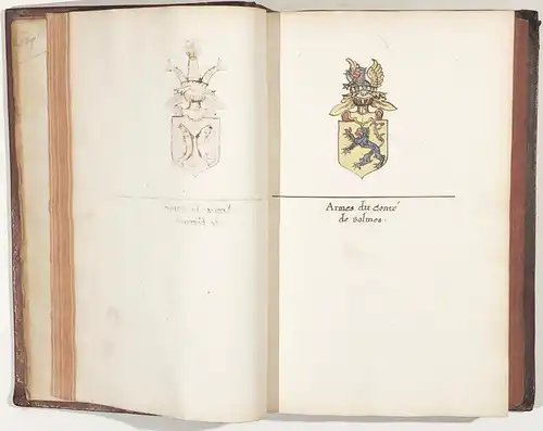 Blason et Armories des maisons souveraines & familles Illustres de l'Europe Commencant par celle de l'Auguste