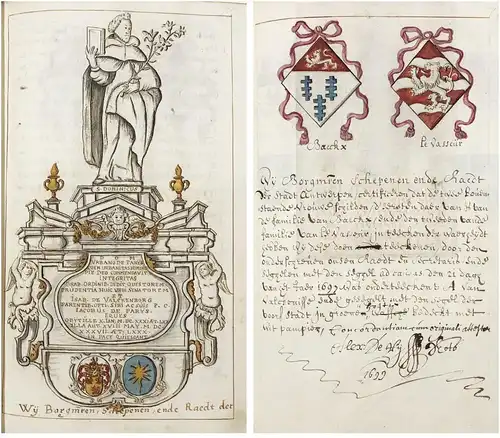 Armorial of the Belgian Van de Velde family