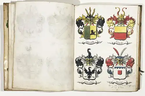 Armorial Manuscript of the De Wael family