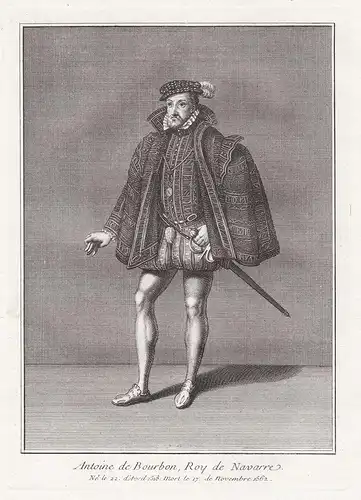 Antoine de Bourbon, Roy de Navarre - Antoine de Bourbon (1518-1562) / Duc de Vendome King of Navarre Navarra /