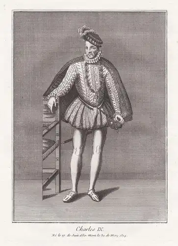 Charles IX - Charles IX de France (1550-1571) / König king roi / Frankreich / Portrait