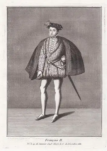 Francois II - Francois II (1544-1560) / Roi de France / King König Frankreich / Portrait