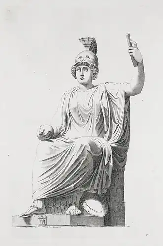 (Statue of Roma seated) - Statue / sculpture / Mythologie / mythology (7)