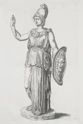(Minerva) - Statue / sculpture / Mythologie / mythology (9)