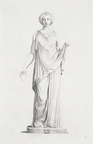 (Statue of a standing woman) - woman / Frau / femme / Statue / sculpture / Roman antiquity / Altertum (18)