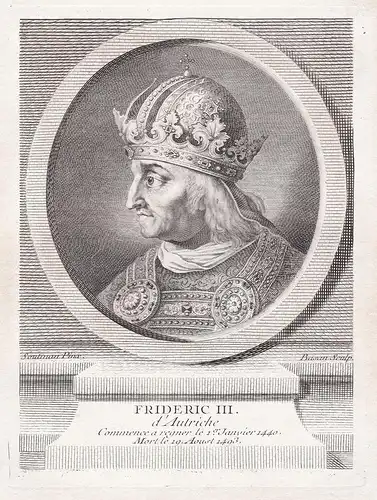 Frideric III. d'Autriche - Friedrich III. (1415-1493) / HRR König Kaiser King emperor / Österreich Austria / P