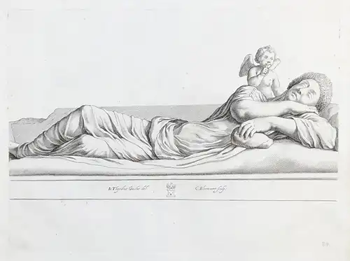 (Statue of a sleeping female and putto) - sculpture / Roman antiquity / Altertum (89)