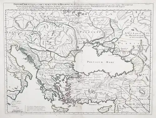 Imperii Orientalis et Circumjacentium Regionum sub Constantino Porphyrogenito... - Byzantine Empire / Greece /