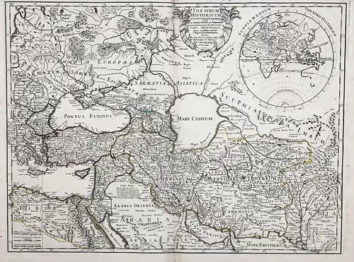 Theatrum historicum ... pars orientalis - Middle East / Turkey / Iran / Black Sea / Arabia / Persia / Caspian
