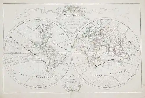 Mappemonde - World map / Weltkarte