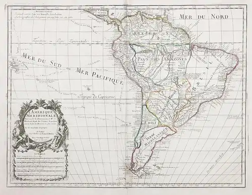 L'Amerique meridionale - South America / Südamerika / Amerique du Sud / continent / Kontinent / Brazil Colombi