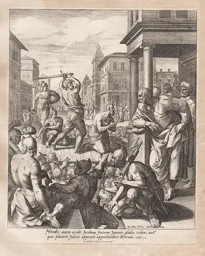 Herodis autem occidit Jacobum fratrem Joannis gladio.... - The Beheading of Jacob, brother of John