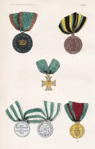 Saxe Branche Ernestine LXXVI - Sachsen Germany Orden medal decoration Medaille