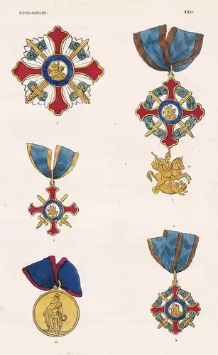 Deux-Siciles. XXII. - Regno delle Due Sicilie Sicilia Sicily Italy Italia Italien order Orden medal decoration