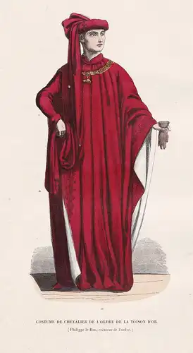 Costume de Chevalier de l'ordre de la Toison d'Or - Philippe le Bon (1396-1476) Ordre de la Toison d'or Order