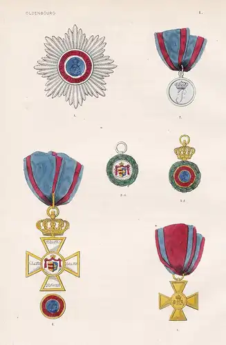 Oldenbourg. L. - Oldenburg Niedersachsen Germany Orden medal decoration Medaille