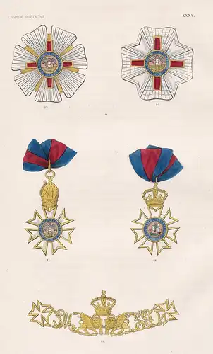 Grande Bretagne. XXXV. - Great Britain Großbritannien Orden medal decoration Medaille