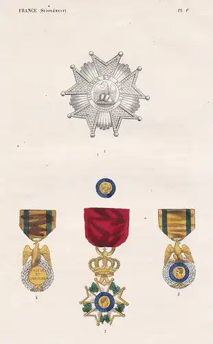 France. (Supplement). - France Frankreich order Orden medal decoration Medaille