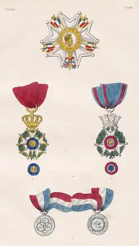 France. XXXI. - France Frankreich order Orden medal decoration Medaille