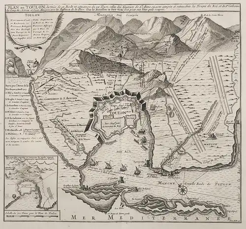 Plan de Toulon - Toulon / Var / Provence-Alpes-Cote d'Azur / France / Frankreich