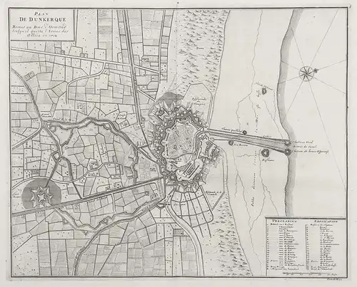 Plan de Dunkerque - Dunkerque / Dünkirchen / Nord / Hauts-de-France