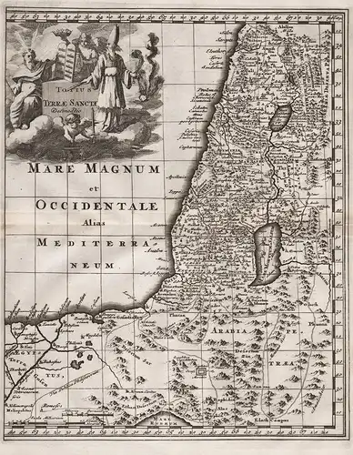 Totius Terrae Sanctae Delineatio - Holy Land / Israel / Palestine / Palästina / Heiliges Land