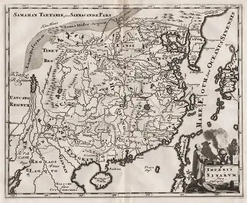 Imperii Sinarum Nova Descriptio - China / Chine / Taiwan / Korea / Asia / Asien