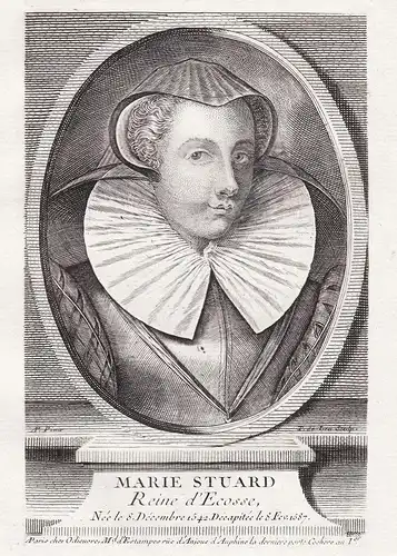 Marie Stuard - Marie Stuart / Mary Stuart Queen of Scots (1542-1587) Scotland Portrait