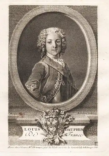 Louis Dauphin de France - Louis Ferdinand de Bourbon Dauphin (1729-1765) Sohn von König Ludwig XV Frankreich K