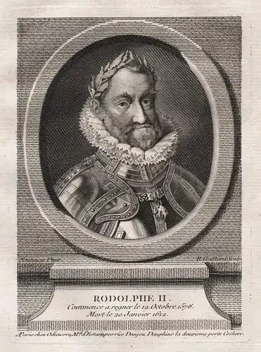 Rodolphe II - Rudolf II (1552-1612) Holy Roman Empire emperor Kaiser Österreich Ungarn Deutschland Portrait