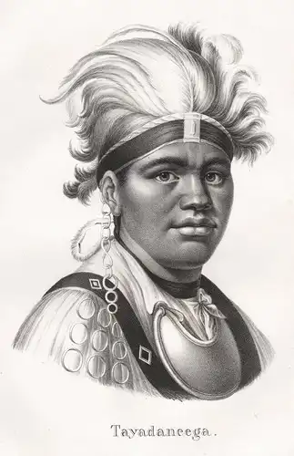 Tayadeneega - Thayendanegea /Joseph Brant (1743  1807) / Mohawk leader / North America / Indians / Indianer